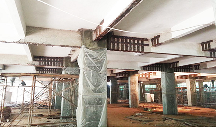 龍崗廠房加大截面加固